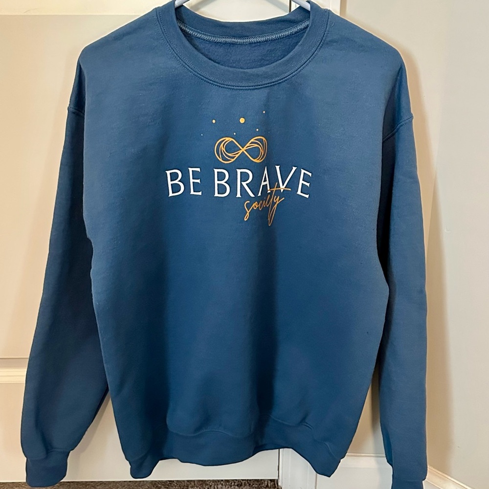 Bravenly Be Brave sweatshirt, excellent condition. Pet free and smoke free home